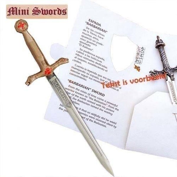 *NEW* Crusader, Brons, Briefopener
