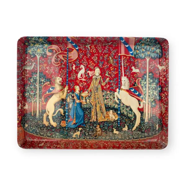 De Dame en de Eenhoorn Dienblad