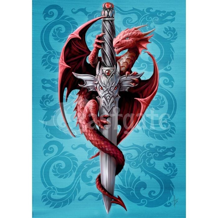 Wenskaart DrakenZwaard