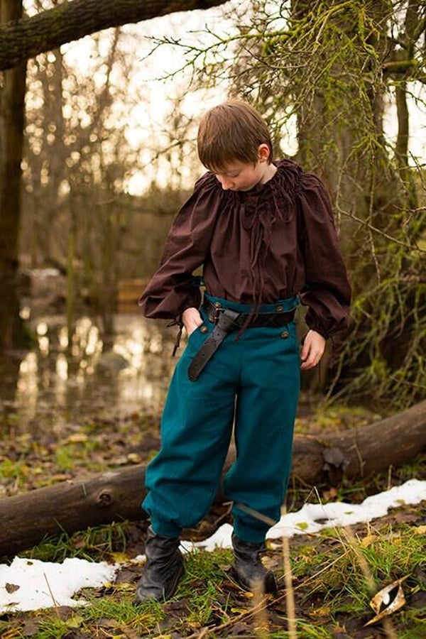 Proudfoot Dragon Teal, Broek Kids
