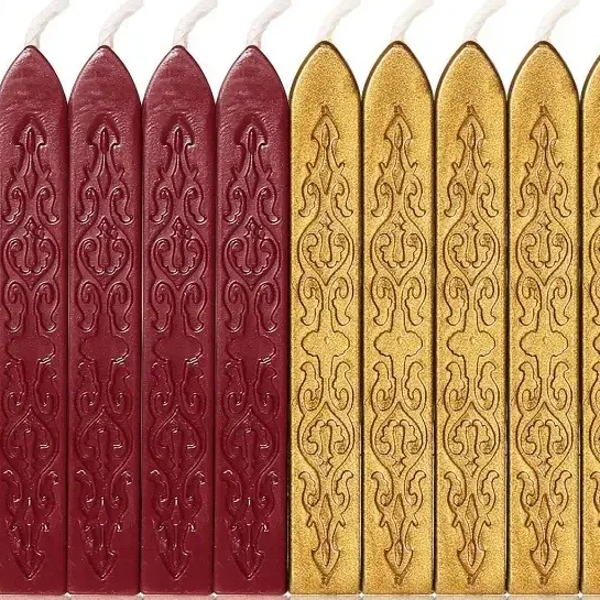 *NEW* Wax met Lont, Rood En GeelGoud