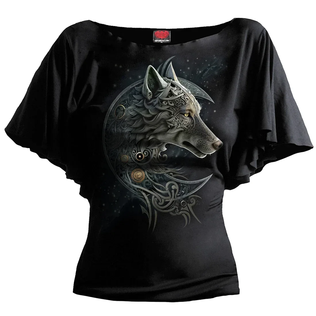 Noorse Wolf, Sierlijk Shirt, Maat L