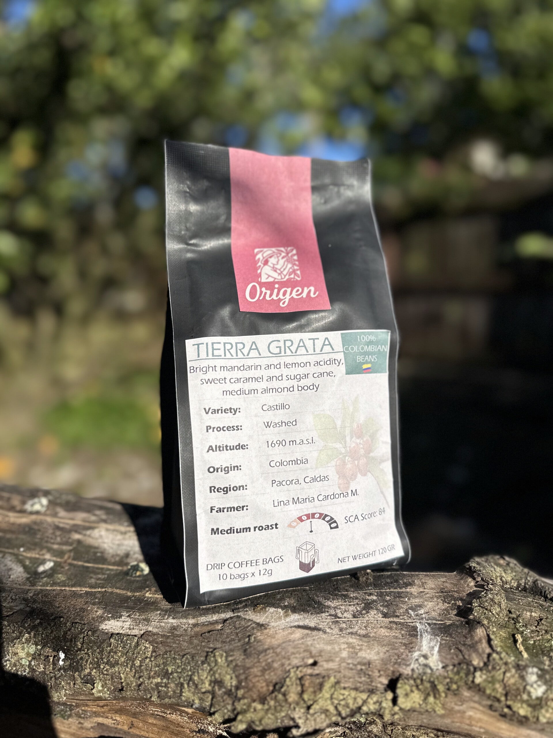 Origen Tierra Grata – Drip Coffee Bags