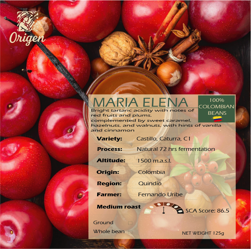 Origen Maria Elena - Castillo, Caturra, C1