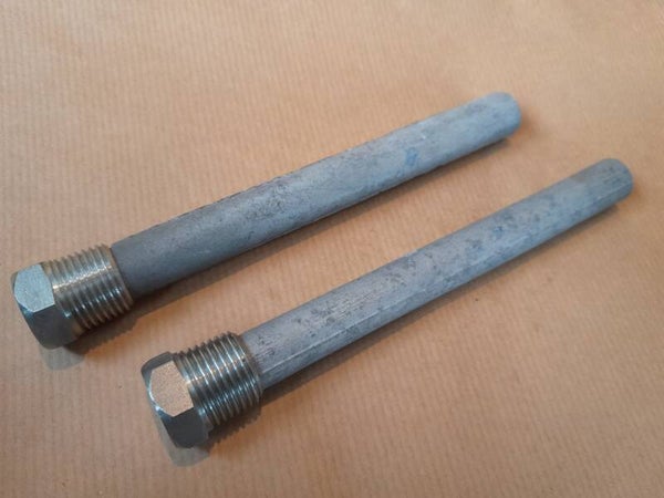 2st  1/2" NPT Magnesium Anode Staaf  voor RV Boilers