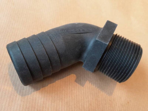 Slangverloop Kunststof 32mm naar 1 1/4" buitendraad nieuw
