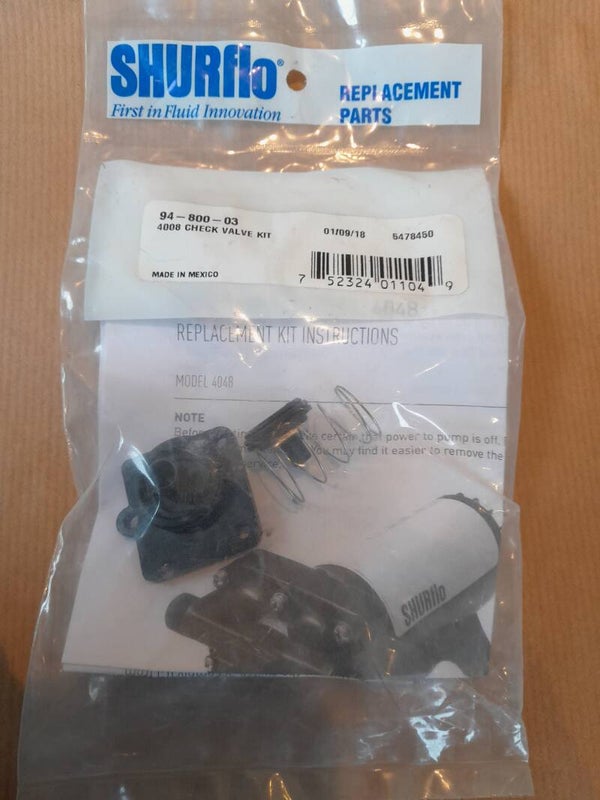 Shurflo 94-800-03 Check Valve Kit