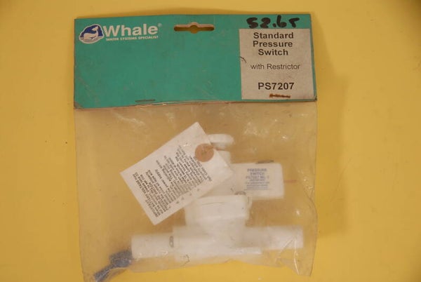 Whale Standard Pressure Switch with restrictor, type PS7207