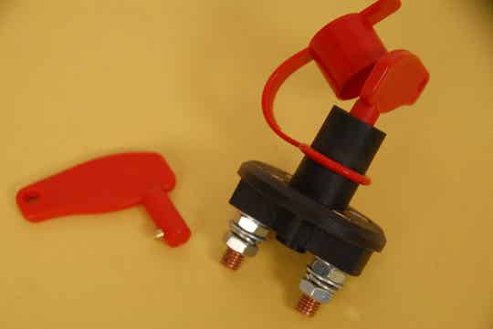 2 Polige Hoofdschakelaar 300 Amp met reservesleutel