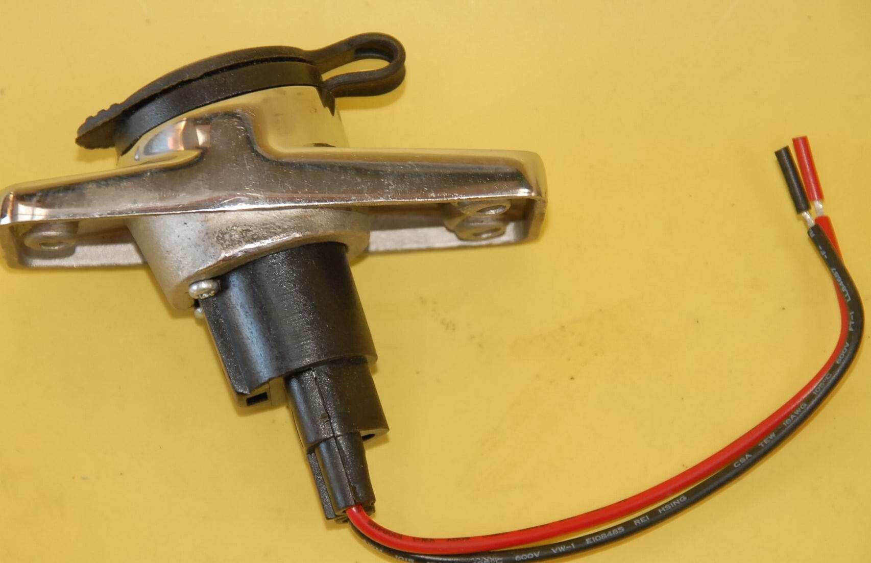 RVS Inox voet voor navigatieverlichtingmast,