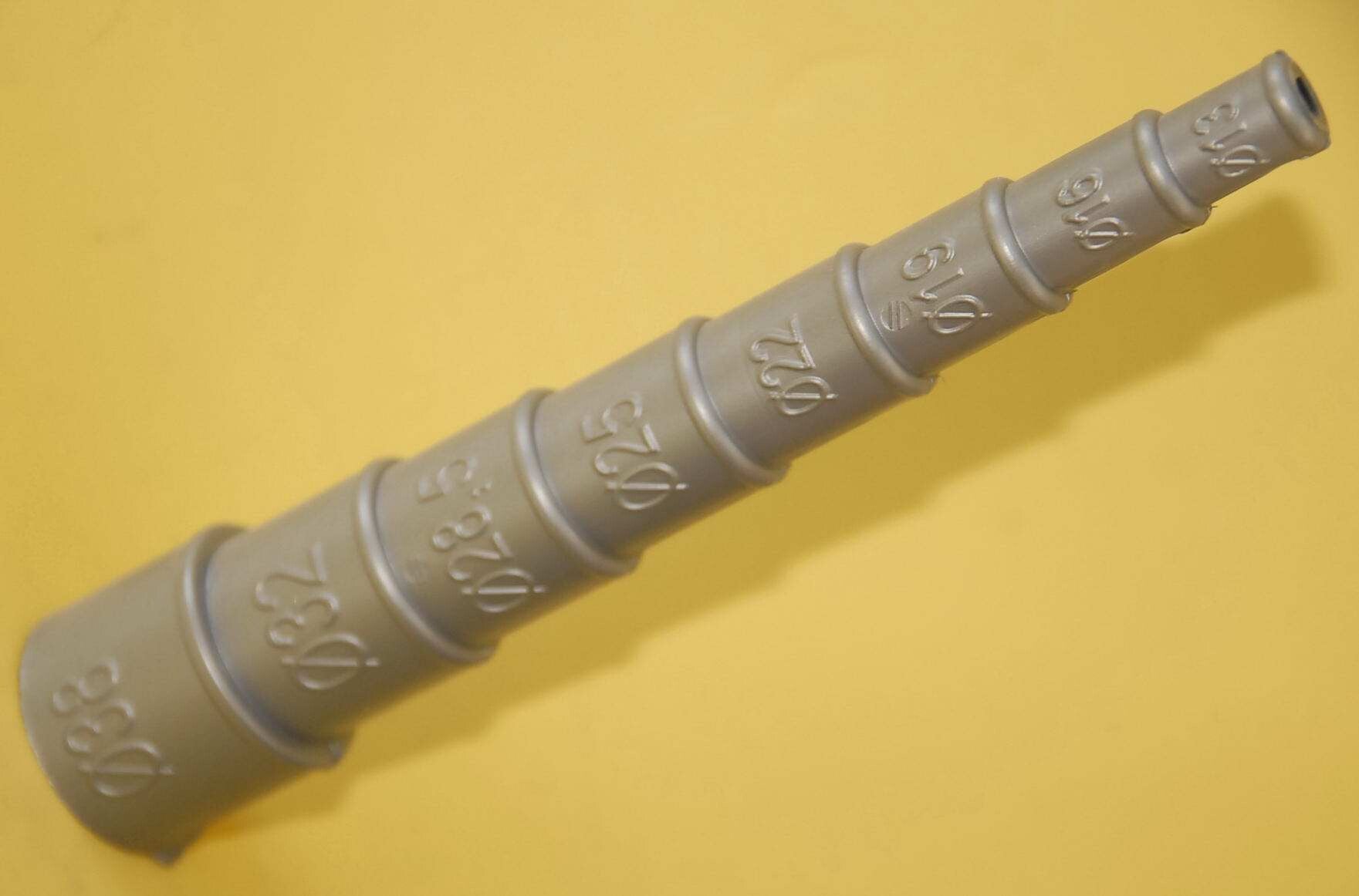 Slangverloop Kunststof, diameter 013 tot 038mm