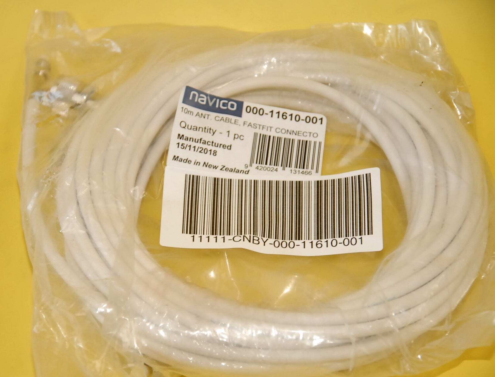 Navico 10 mtr antennekabel met connectors,