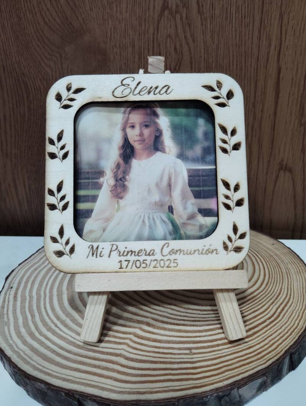 Caballete con foto personalizado