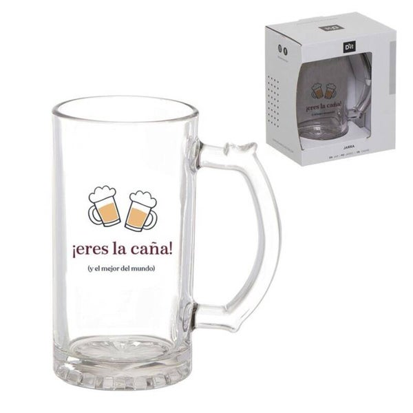 Jarra cerveza eres la caña 500ml