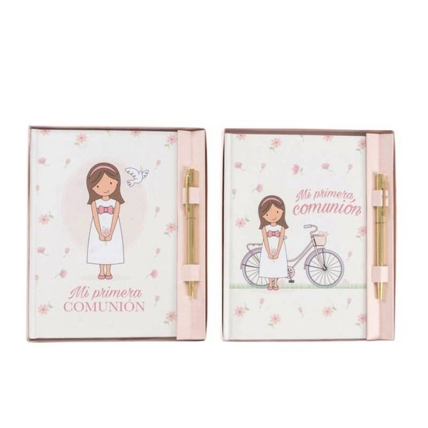 Libreta con boli niña comunión