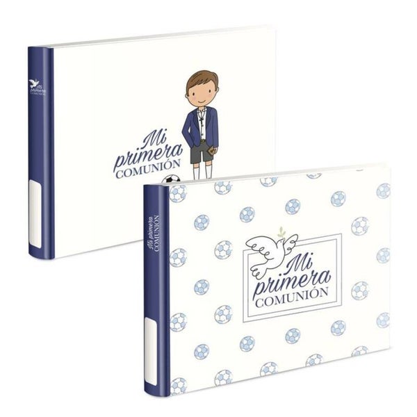 Álbum de fotos alargado comunión niño