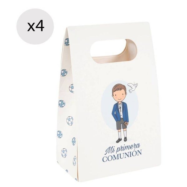 4 cajas para regalos comunión niño