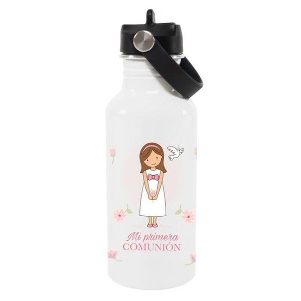 Botella aluminio comunión niña 600ml