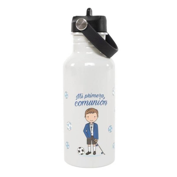 Botella aluminio comunión niño 600ml