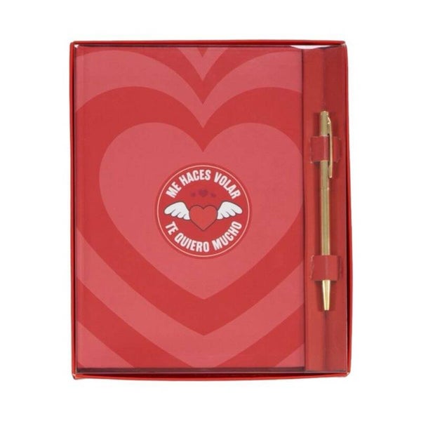 Libreta con boli te quiero mucho
