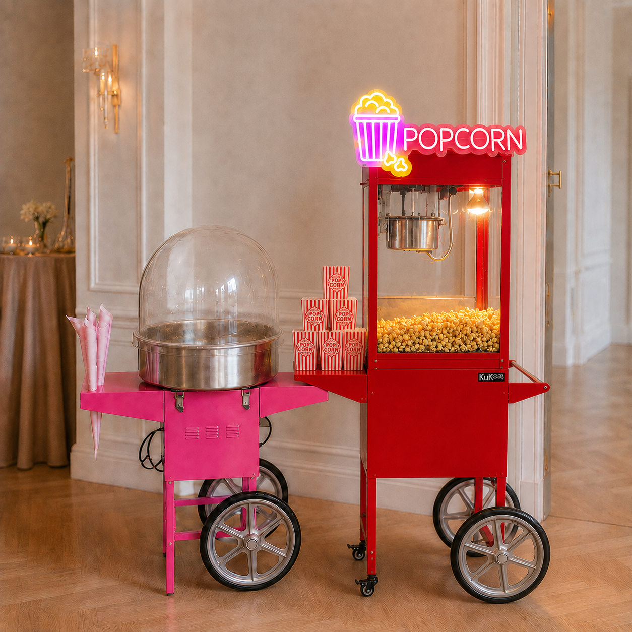 CandyPop candyfloss cart hire package London