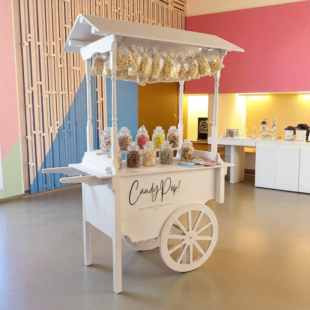 CandyPop premium sweet cart hire setup