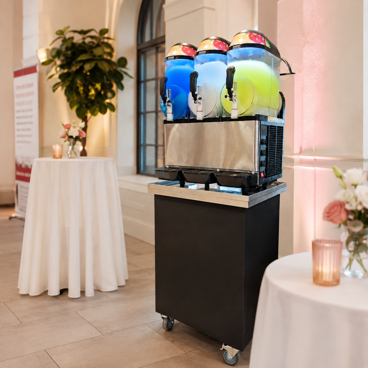 CandyPop triple slush machine hire package London