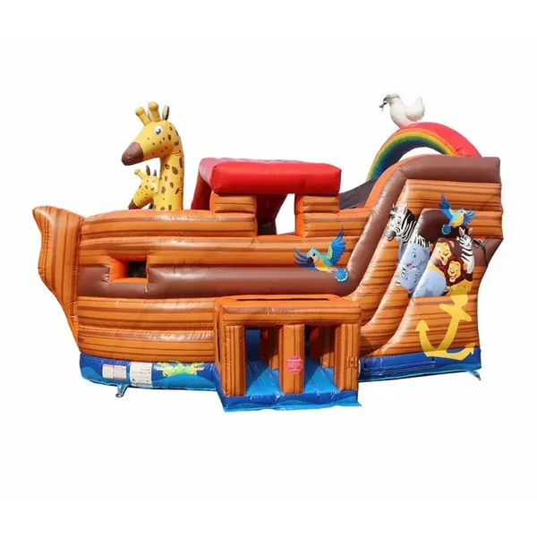 Commercial Noah’s Ark Bounce House & Slide Combo