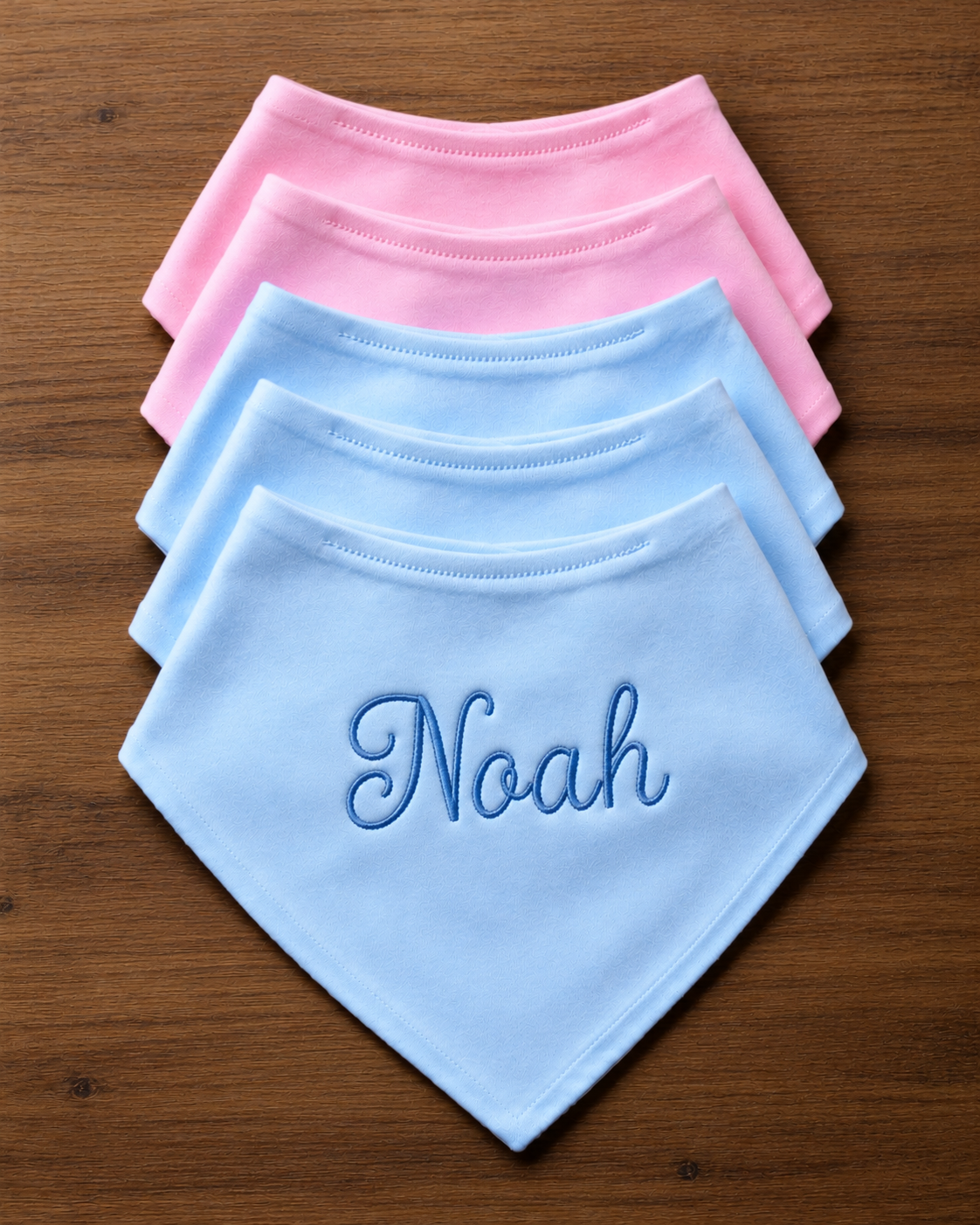 Baby Bib.Blue. (Customisation option)