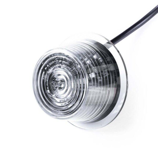 LED Module clear lens | wit | 12-24v | 5m. kabel