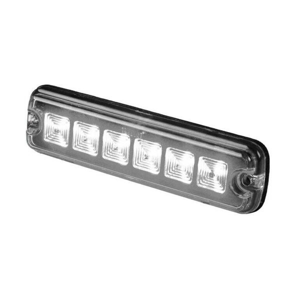 LED R10 Flitser 6-LED 12-24v 200cm kabel