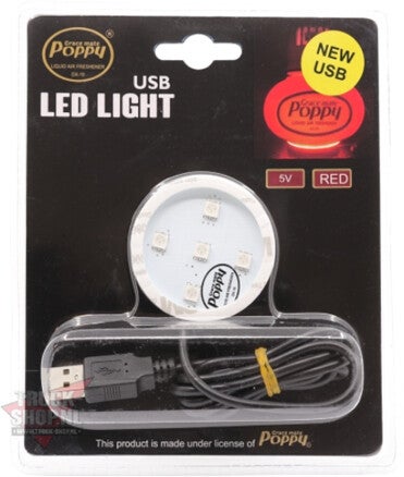 LED-verlichting Poppy rood USB 5V