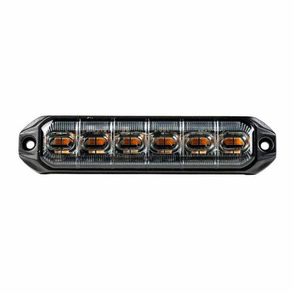 LED R10 Flitser 4-LED Amber 12-24v 200cm kabel