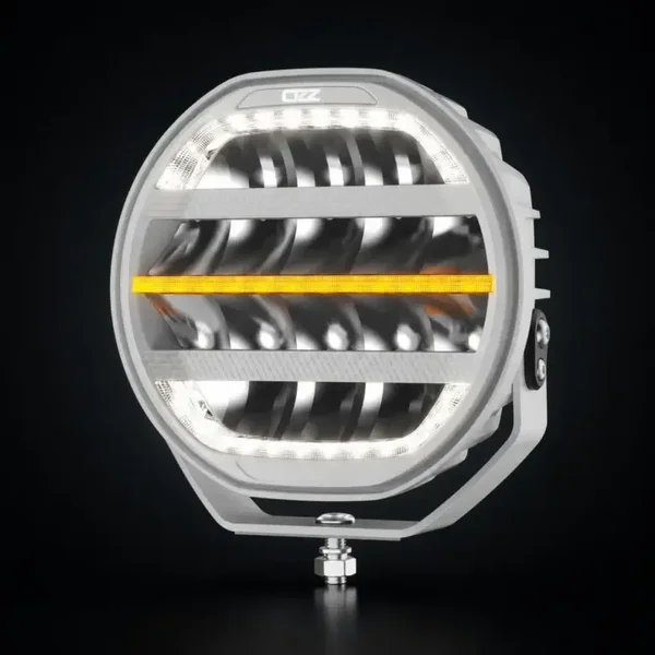 OZZ XR3 P9” R65 wit met waarschuwingslicht (10-35V)