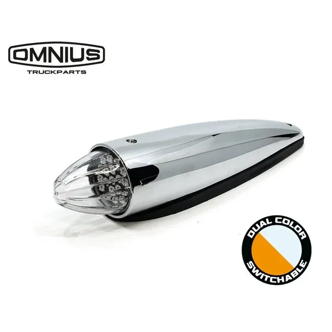 Omnius LED Torpedo lamp schakelbaar wit/oranje