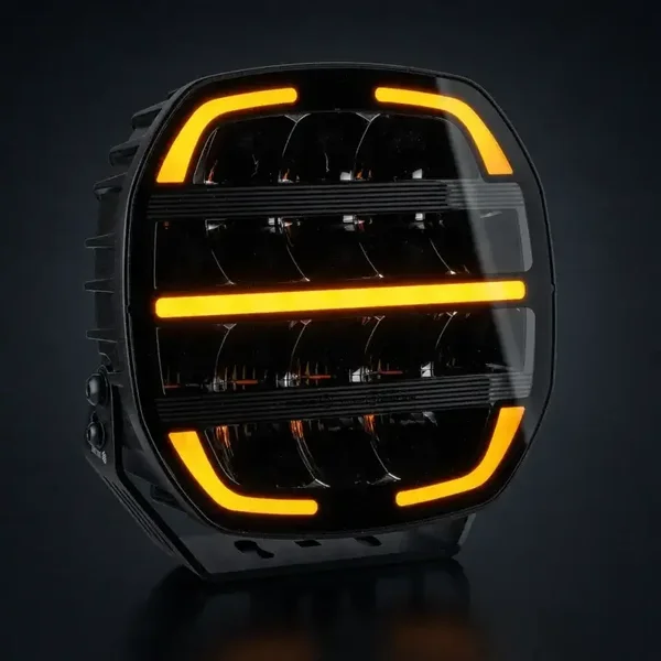 LED verstraler Darklook/black 12-24v | 16.000lm | 3m. kabel