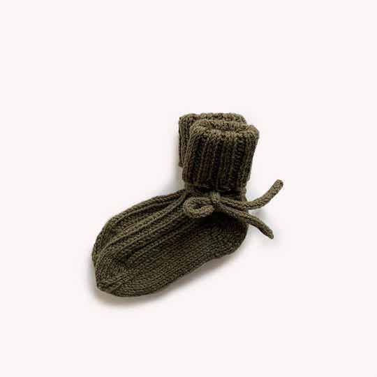 newborn socks forest