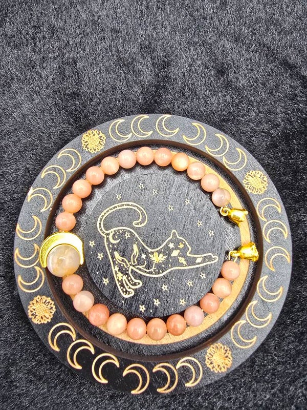 Ethereal Glow Moonstone Bracelet