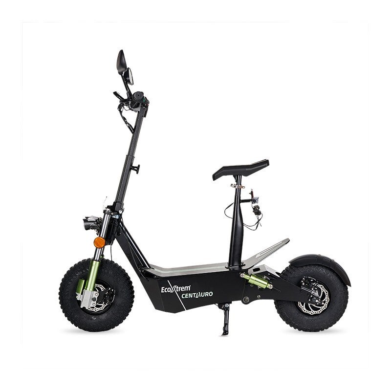 PT - Patinete eléctrico Centauro matriculable con asiento y pantalla LCD XXL 2000W