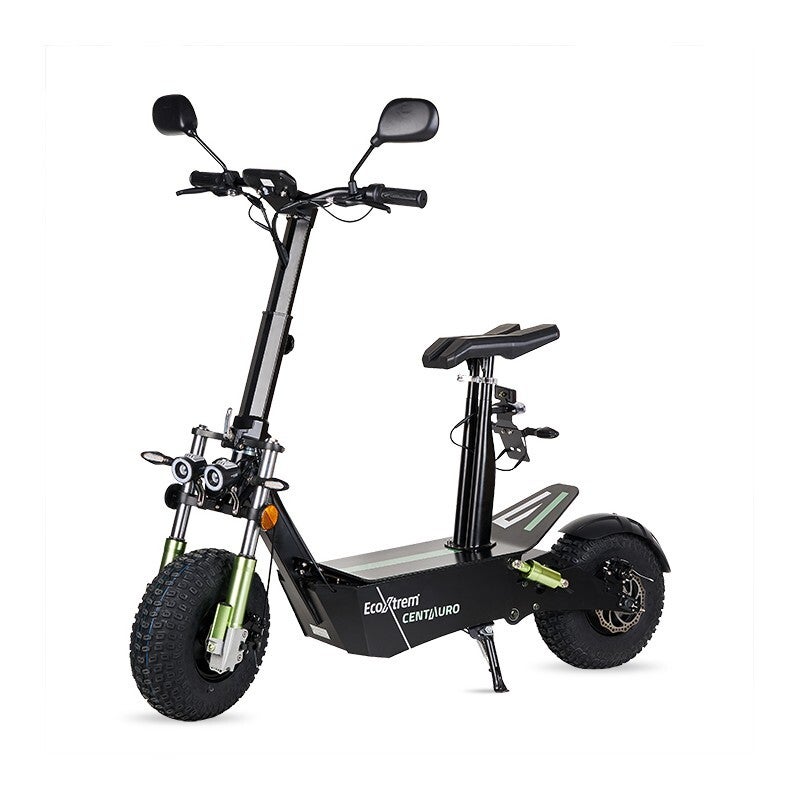 PT - Patinete eléctrico Centauro matriculable con asiento y pantalla LCD XXL 3000W