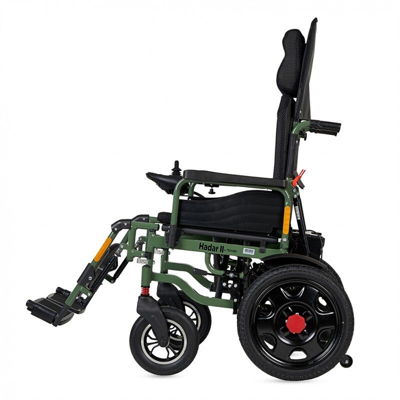 MR - Silla de Ruedas Plegable HADAR-02 | Doble Motor 250w y Batería Lítio 12Ah