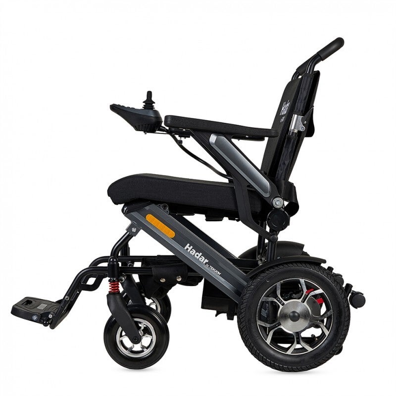 MR - Silla de Ruedas Plegable HADAR | Doble Motor 250w y Batería Lítio 12Ah