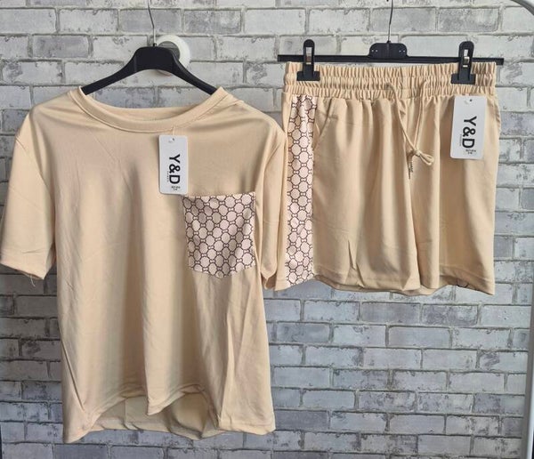 Beige dames set