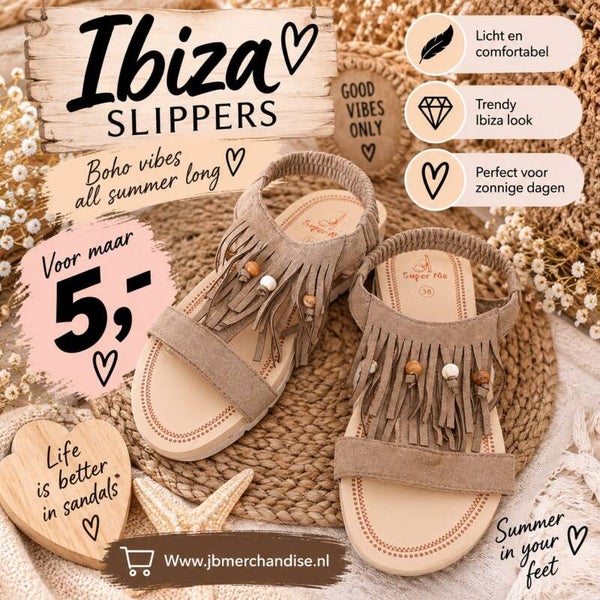 Ibiza slippers 38
