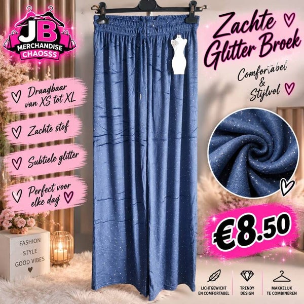 Dames broek met glitter