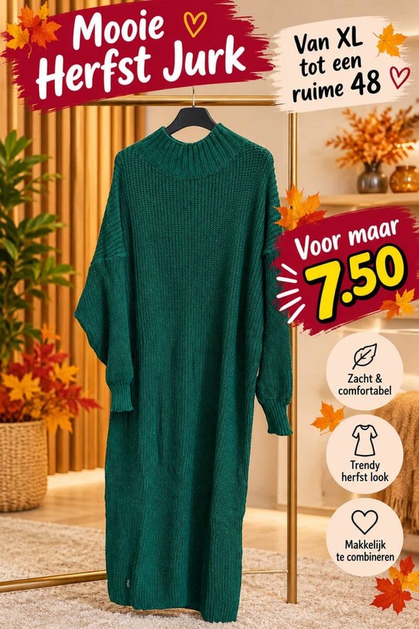 Groene jurk