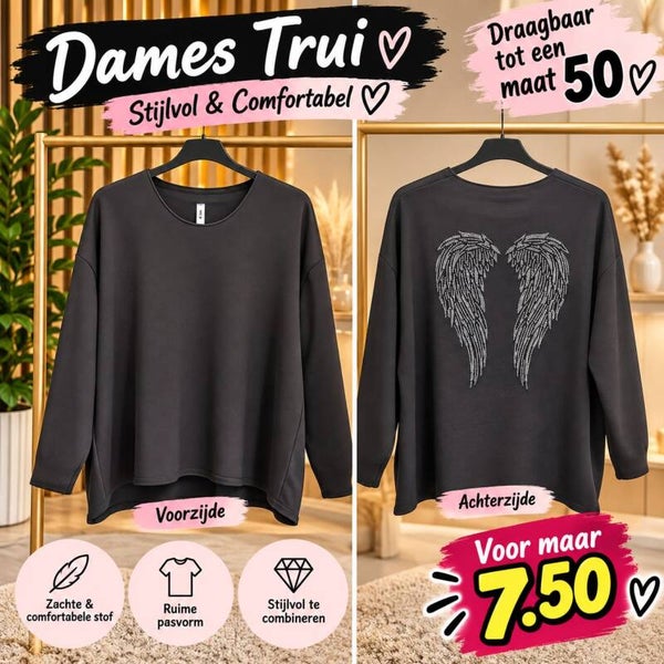 Dames trui vleugels