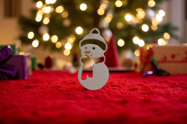 Fensterbild Weihnachtsdesign - Schneemann