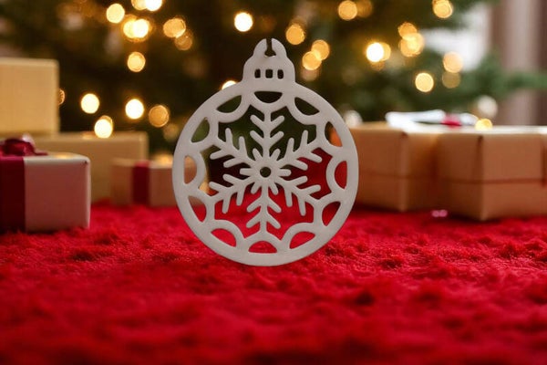 Fensterbild Weihnachtsdesign - Schneeflocke