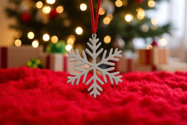 Fensterbild Weihnachtsdesign - Schneeflocke v2